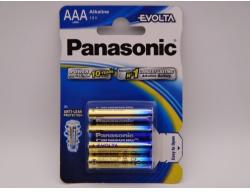 Panasonic Evolta baterii alcaline LR03 AAA 1.5V AM4 MN2400 blister 4 protectie scurgere