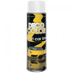 Deco Color Lac acrilic cu uscare rapida Acryl Car Line RAL 9005 Alb Lucios 500ml