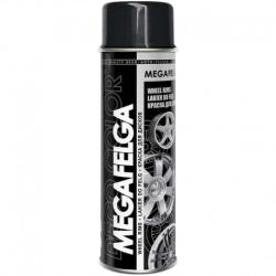 Deco Color Spray vopsea jante auto negru Lucios Megafelga 500 ml