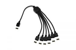 EKWB EK-D-RGB 6-Way Splitter 3-pólusú 5 V + RGB (3831109821879)