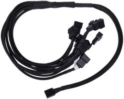 Phobya Y kábel 9x 4Pin PWM 60cm - fekete