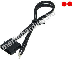  Phobya LEDready Twin 5mm Ultra-fényes, piros 30cm - fekete