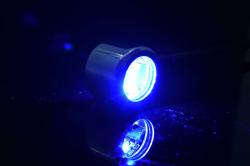 Alphacool Aurora HardTube LED gyűrű 16 mm króm - Kék