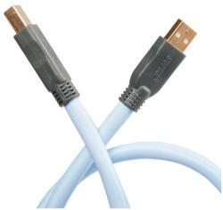 Supra Blue USB A - USB B 2.0 összekötő kábel 0.7m