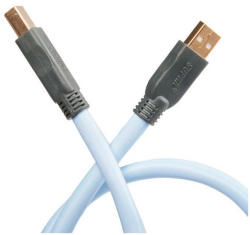 Supra Blue USB A - USB B 2.0 összekötő kábel 4m