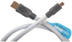 Supra Blue USB A - USB Mini B 2.0 összekötő kábel 3m