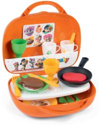 Smoby Bucătărie de jucărie în valiză 44 Cats Smoby cu 17 accesorii (SM310608)