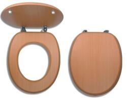FERRO (Novaservis) Prestige Vörös bükk WC ülőke Krómozott réz rögzítőelemekkel WC/BUK (WC/BUK)