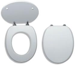 FERRO (Novaservis) Prestige Fehér MDF WC ülőke Krómozott réz rögzítőelemekkel WC/BILAMDF (WC/BILAMDF) - szaniterplaza