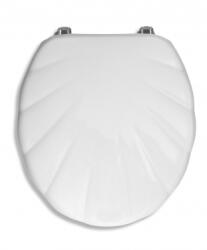 FERRO (Novaservis) Prestige Kagylómintás WC ülőke Krómozott réz rögzítőelemekke WC/MUSLELYRA (WC/MUSLELYRA)