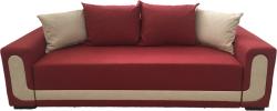 MobAmbient Canapea extensibilă cu saltea relaxa, roșie - model EVA