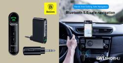 Baseus Bluetooth audió adapter, kihangosító, Baseus, 3, 5 mm-es jack AUX csatlakozó, bluetooth 5.0