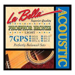 La Bella LaBella Phosphor Bronze-7GPS, Akusztikus Gitárhúr Garnitúra