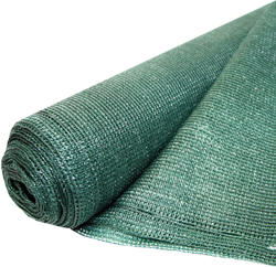 Honest Plasa de umbrire/gard, verde, dimensiuni 2x10 m, grad de umbrire 80%, protectie UV # 653158