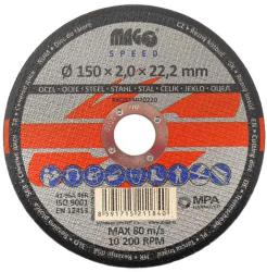 Vágókorong vágótárcsa fémhez 150x2, 0x22 mm MAGG SPEED RKQS15020220 (RKQS15020220)