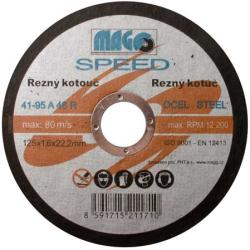 Vágókorong vágótárcsa fémhez 125x1, 6x22 mm MAGG SPEED RKQS12516220 (RKQS12516220)