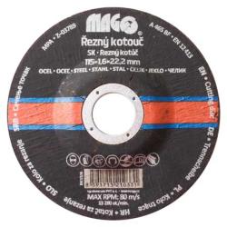  Vágókorong vágótárcsa fémhez 115x1, 6x22, 2 mm RK11516 (RK11516)