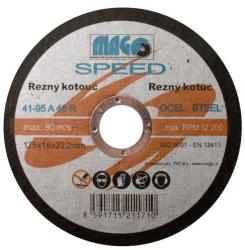 Vágókorong vágótárcsa fémhez 125×2, 0x22 mm MAGG SPEED RKQS12520220 (RKQS12520220)