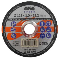 Vágókorong vágótárcsa fémhez 125×1, 0x22 mm MAGG SPEED RKQS12510220 (RKQS12510220)