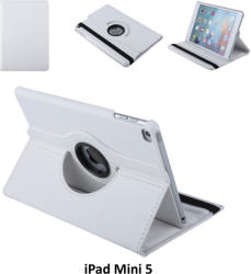Tablettok iPad Mini 4 (2015) / Mini 5 (2019) - fehér fordítható műbőr tablet tok