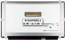 AU Optronics Gyári új matt 15.6' Full HD (1920x1080) LED eDP Slim kijelző (359.5mm széles) (csatlakozó: 30 pin - jobb)