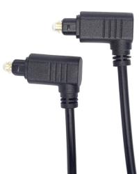 Cablu audio optic Toslink cu ambii conectori in unghi 90 grade 2m, KJTOS4-2 (KJTOS4-2)