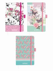 Herlitz Blocnotes Ladylike Bloom, Butterfly, Roses - A6 Matematica (30392)