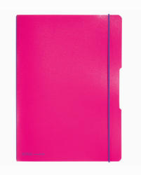 Herlitz CAIET MY. BOOK FLEX ROZ INCHIS - A4, 2 x 40 FILE DICTANDO + MATEMATICA (39461)