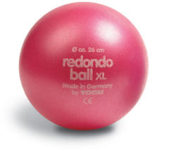 TOGU Togu® Redondo Ball, univerzáls puhalabda fejlesztőedzésekhez, babatornához 26 cm rubin-piros
