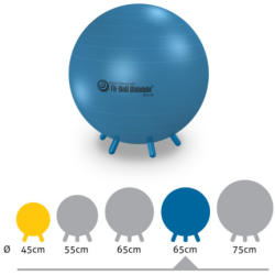 Gymnic Fit-Ball Ülőlabda lábakkal 65 cm kék