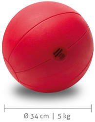 TOGU Medizin labda classic 34 cm 5 kg piros