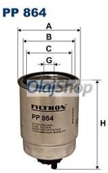 FILTRON Üzemanyagszűrő (PP 864) (PP864)