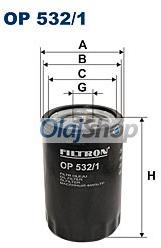 FILTRON Olajszűrő (OP 532/1) (OP532/1)