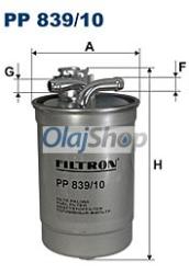 FILTRON Üzemanyagszűrő (PP 839/10) (PP839/10)