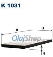 FILTRON Utastérszűrő (K 1031) (K1031)