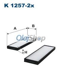 FILTRON Utastérszűrő (K 1257-2X) (K1257-2X)