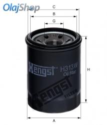 HENGST H313W olajszűrő, H313W