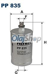 FILTRON Üzemanyagszűrő (PP 835) (PP835)