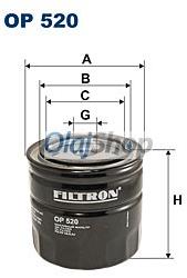 FILTRON Olajszűrő (OP 520) (OP520)