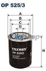 FILTRON Olajszűrő (OP 525/3) (OP525/3)