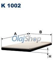 FILTRON Utastérszűrő (K 1002) (K1002)