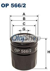 FILTRON Olajszűrő (OP 566/2) (OP566/2)