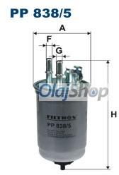 FILTRON Üzemanyagszűrő (PP 838/5) (PP838/5)