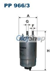 FILTRON Üzemanyagszűrő (PP 966/3) (PP966/3)