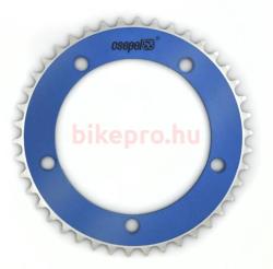Csepel single speed első lánckerék 42T, 130 mm, 1s (1/8"), alumínium, kék - bikepro - 5 800 Ft