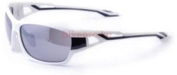 BikeFun Spy sportszemüveg, fehér, S3 füst színű lencsével
