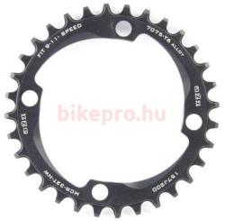 a2z MTB első lánckerék, 30T, 4x104 mm, 1x9-11s, narrow-wide, alumínium, fekete