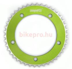 Csepel single speed első lánckerék 44T, 130 mm, 1s (1/8"), alumínium, zöld - bikepro - 4 890 Ft