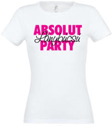 Partikellékek póló Absolut lánybúcsú party póló több színben