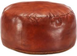 vidaXL Taburet, cafeniu, 60 x 30 cm, piele naturală de capră (248138) Canapea